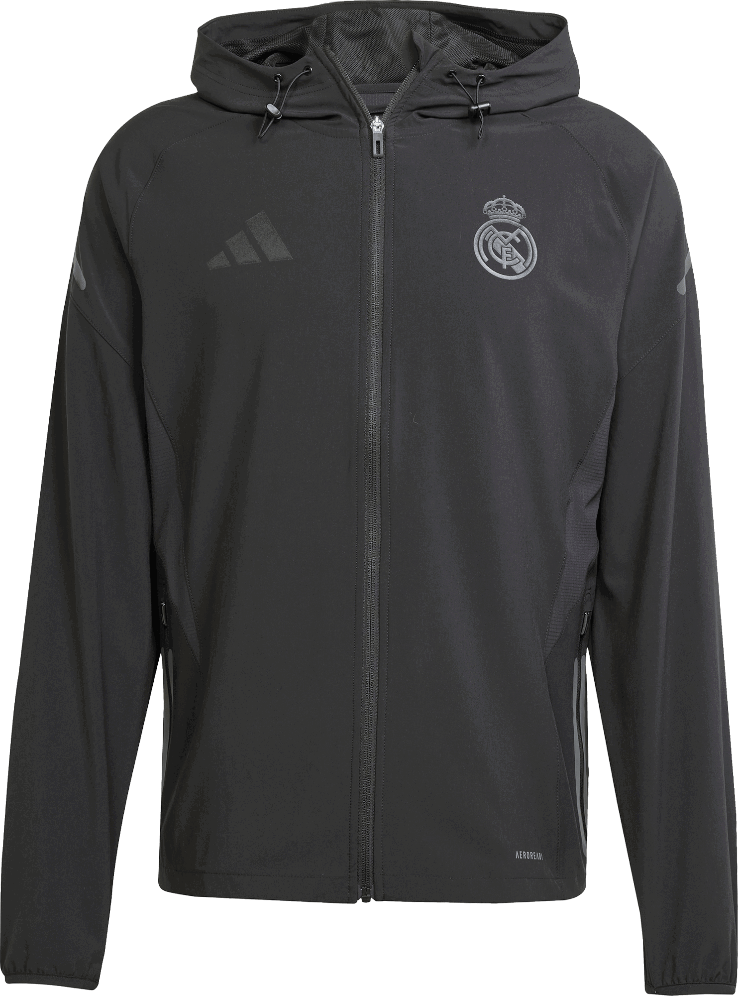 Vetrovka adidas Performance Real Madrid Tiro 25 Pro Vis Tech Travel Jacket Čierna | JW4937, 1