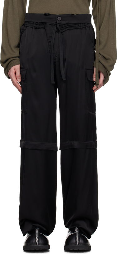 Cargo nohavice Ottolinger Ottolinger Baggy Cargo Pants Čierna | 111-200111-01, 0