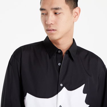 Košeľa Comme des Garçons SHIRT Poplin Cotton Shirt Čierna | FI-B001 black, 2