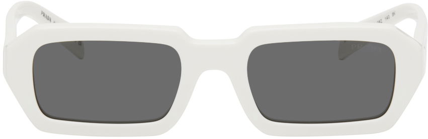 Slnečné okuliare Prada Rectangular Sunglasses Biela | 0PR A12S 17K08Z 8056597967891, 0