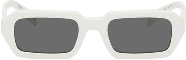 Slnečné okuliare Prada Rectangular Sunglasses Biela | 0PR A12S 17K08Z 8056597967891, 0