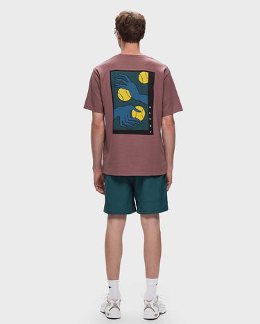 Tričko By Parra Ball Catcher Graphic T-Shirt Fialová | 52106, 1
