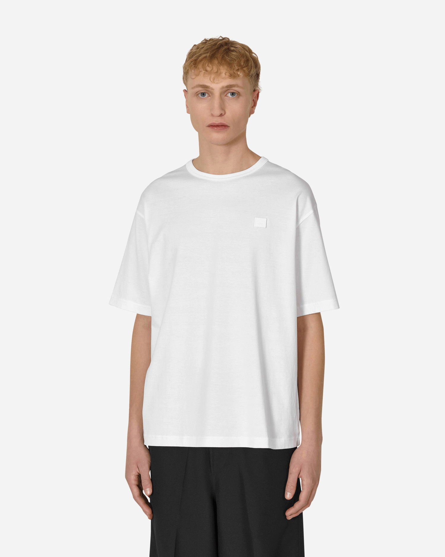 Tričko Acne Studios Face Logo T-Shirt Biela | CL0206- 183, 0