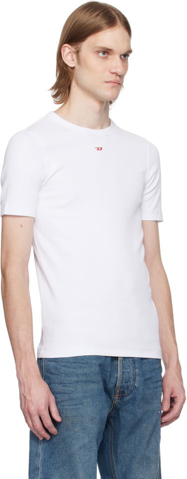 Tričko Diesel D-Ribber-N T-Shirt Diesel Biela | A149500EJAI100, 4