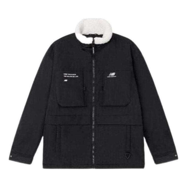 Parka New Balance Warm Logo Jacket Čierna | 5QC44293-BK, 0