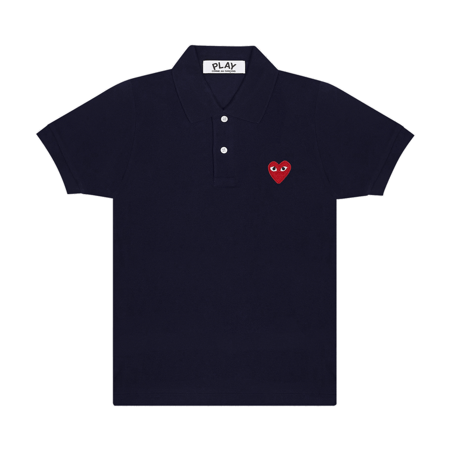 Polo tričko Comme des Garçons PLAY Emblem Polo Tee Navy | AZ T005 051 2, 0
