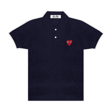 Polo tričko Comme des Garçons PLAY Emblem Polo Tee Navy | AZ T005 051 2, 0