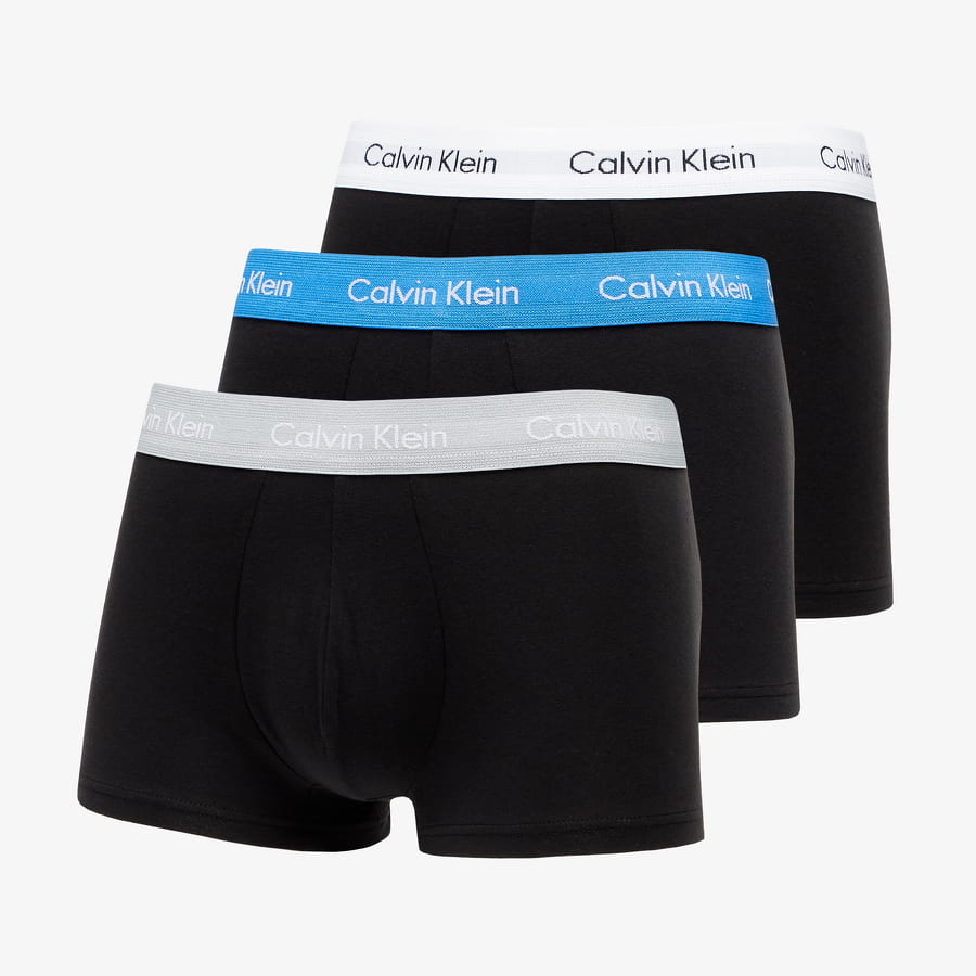 Boxerky CALVIN KLEIN Cotton Stretch Low Rise Trunk Čierna | U2664G CAZ, 0
