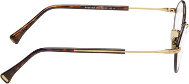 Slnečné okuliare Tom Ford Tom Ford Round Blue Block Glasses Hnedá | FT5973-B_49050, 1