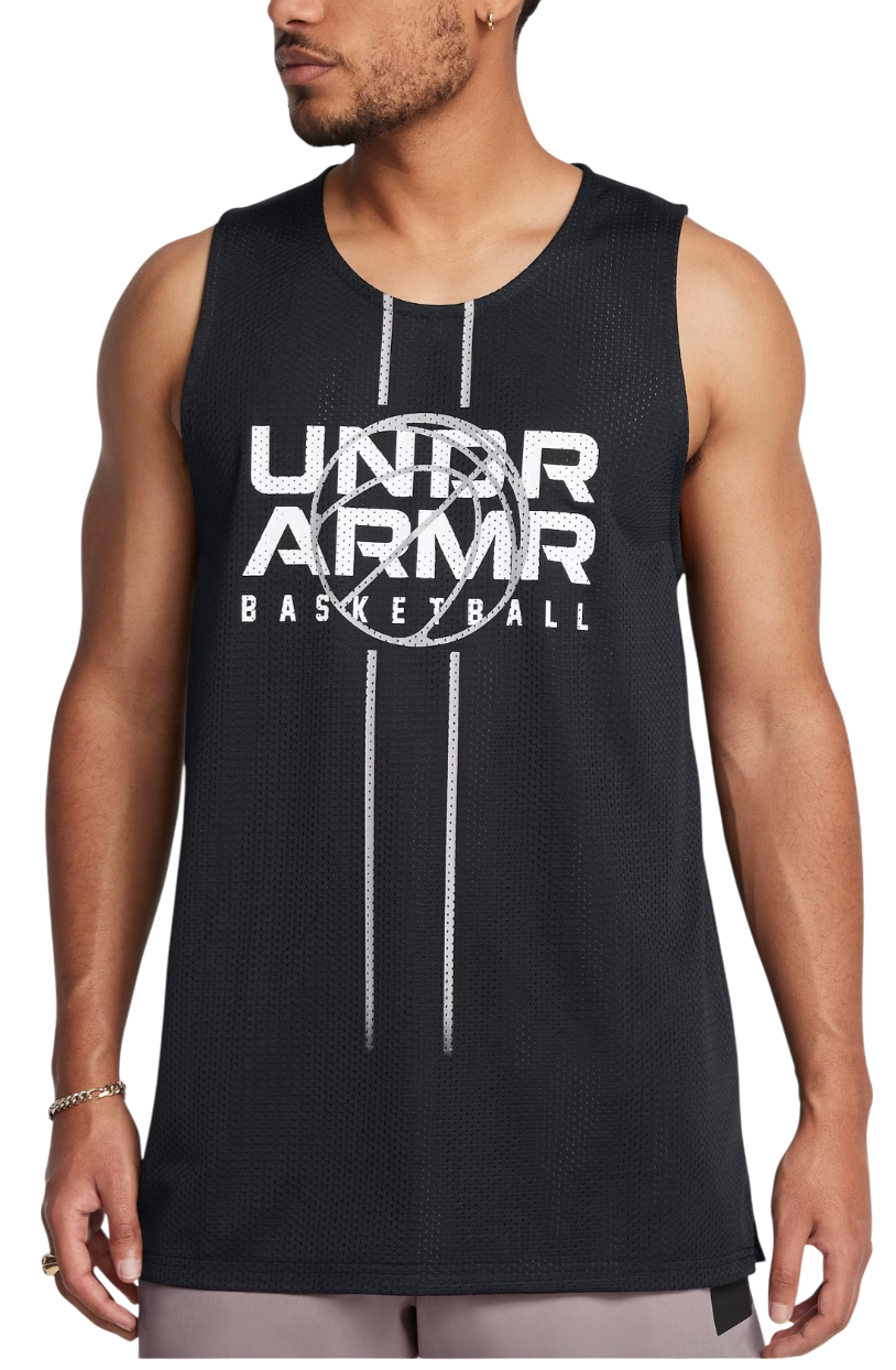 Tielko Under Armour Reversible Basketball Jersey Čierna | 1387088-001, 0