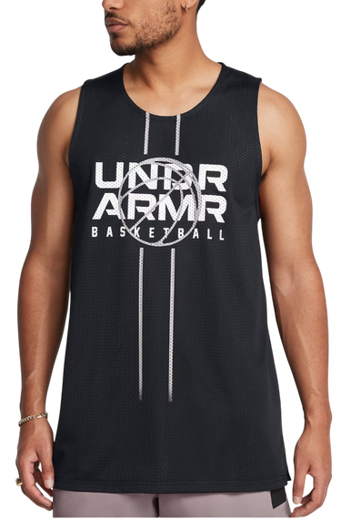 Tielko Under Armour Reversible Basketball Jersey Čierna | 1387088-001, 0