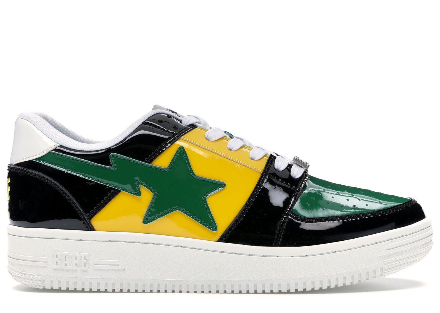 Tenisky a topánky BAPE Bape Sta Low "Color Block Black Yellow Green" Čierna | 1F80191001-BLK, 0
