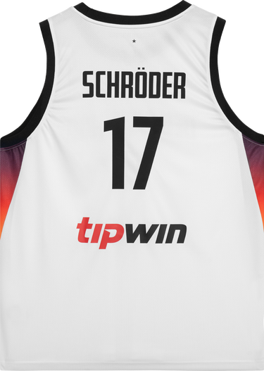 Dres Peak Deutschland DBB Dennis Schröder Basketball Jersey 2025 Biela | 25061ds-white, 2
