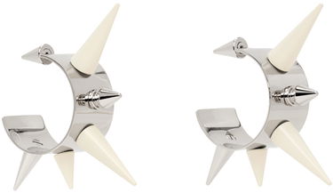 Náušnice Acne Studios Silver Spike Earrings Metalická | C50365-, 1