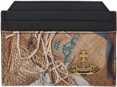 Oblečenie Vivienne Westwood Black & Beige Slim Card Holder Béžová | 5403000BU-S001S-, 0