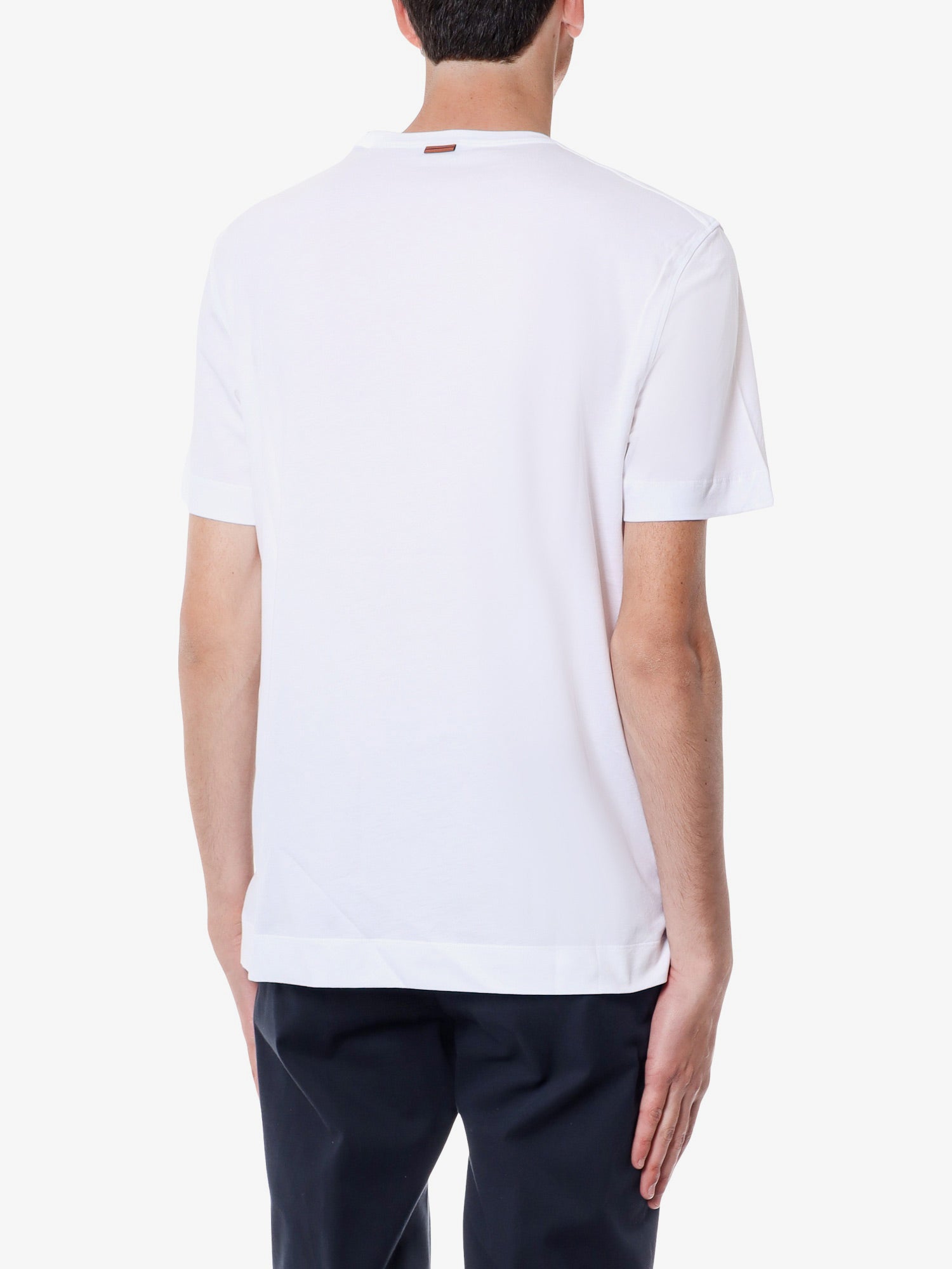 Men's White Crew Neck T-Shirt