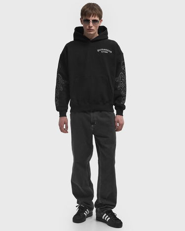 Mikina Pleasures Iuter Andrea Hoodie Čierna | P24IU005-BLACK, 2