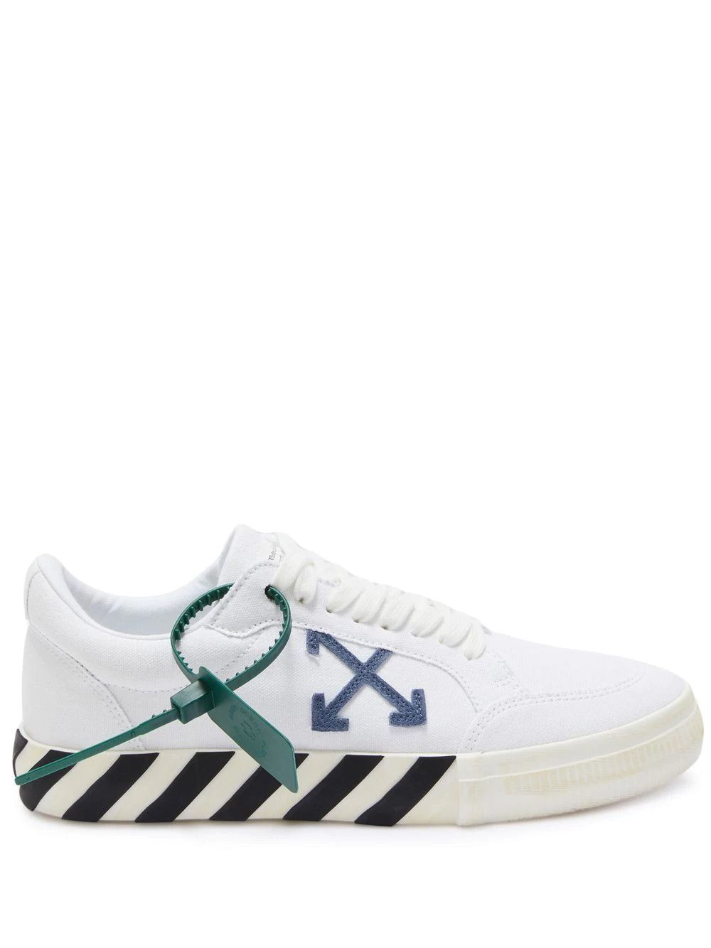Tenisky a topánky Off-White Low Vulcanized "Cotton White Blue Grey" Biela | OMIA085S22FAB0010145, 0