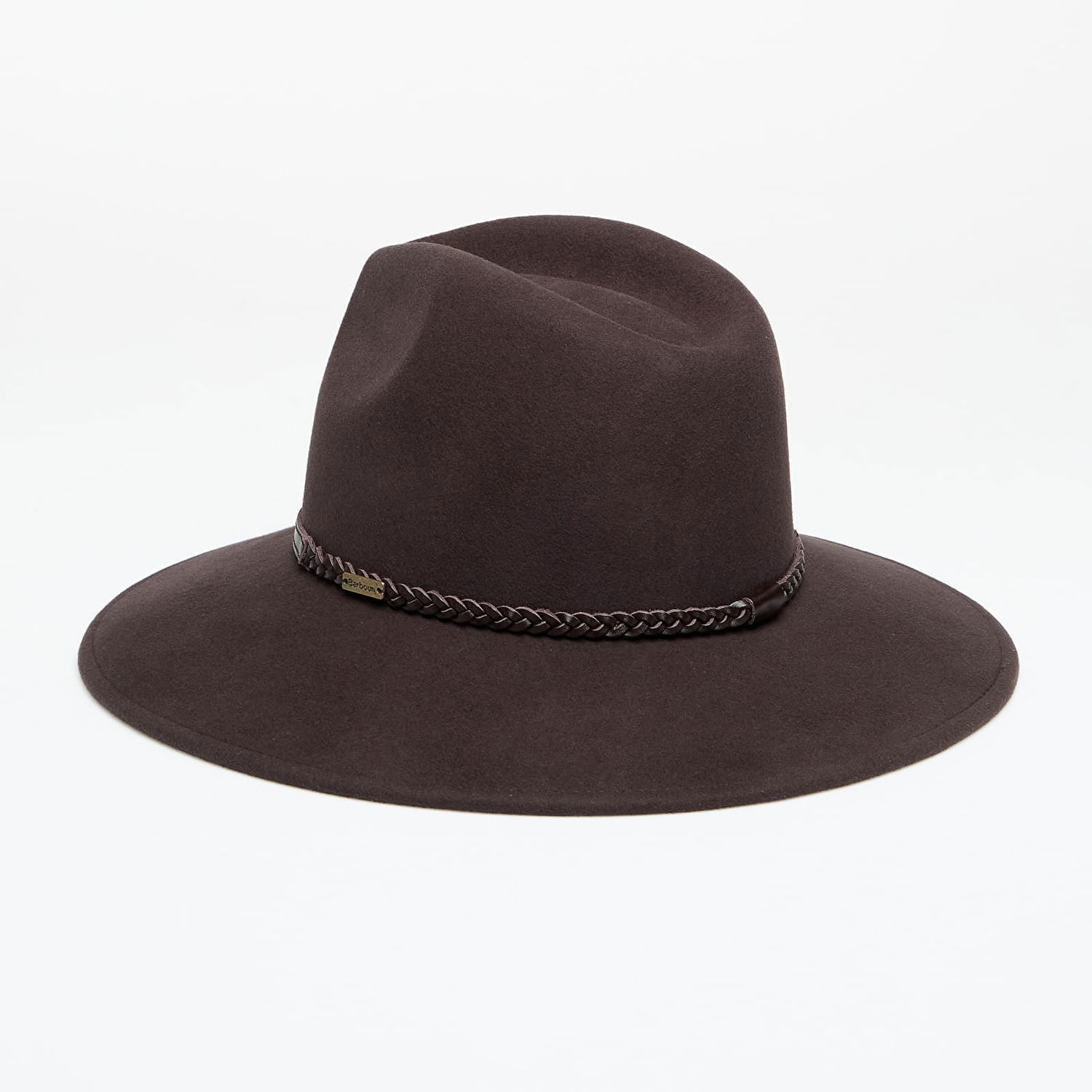 Klobúk Barbour Felt Tack Fedora with Braided Band Hnedá | LHA0217BR31, 0