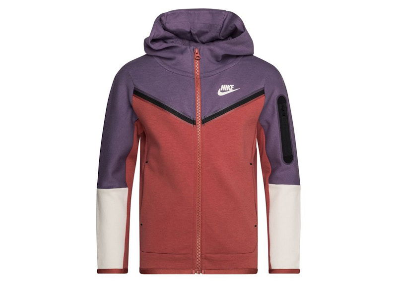 Mikina Nike Kids' Tech Fleece Full-Zip Hoodie Fialová | CU9223-553