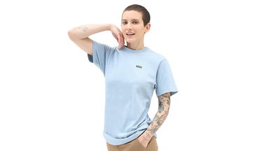 Tričko Vans Left Chest Logo Tee Modrá | VN0A7RSRBD2, 1