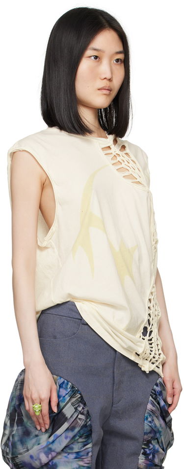 Tielko Collina Strada Collina Strada Tosh Sleeveless Top Čierna | XX3379, 4