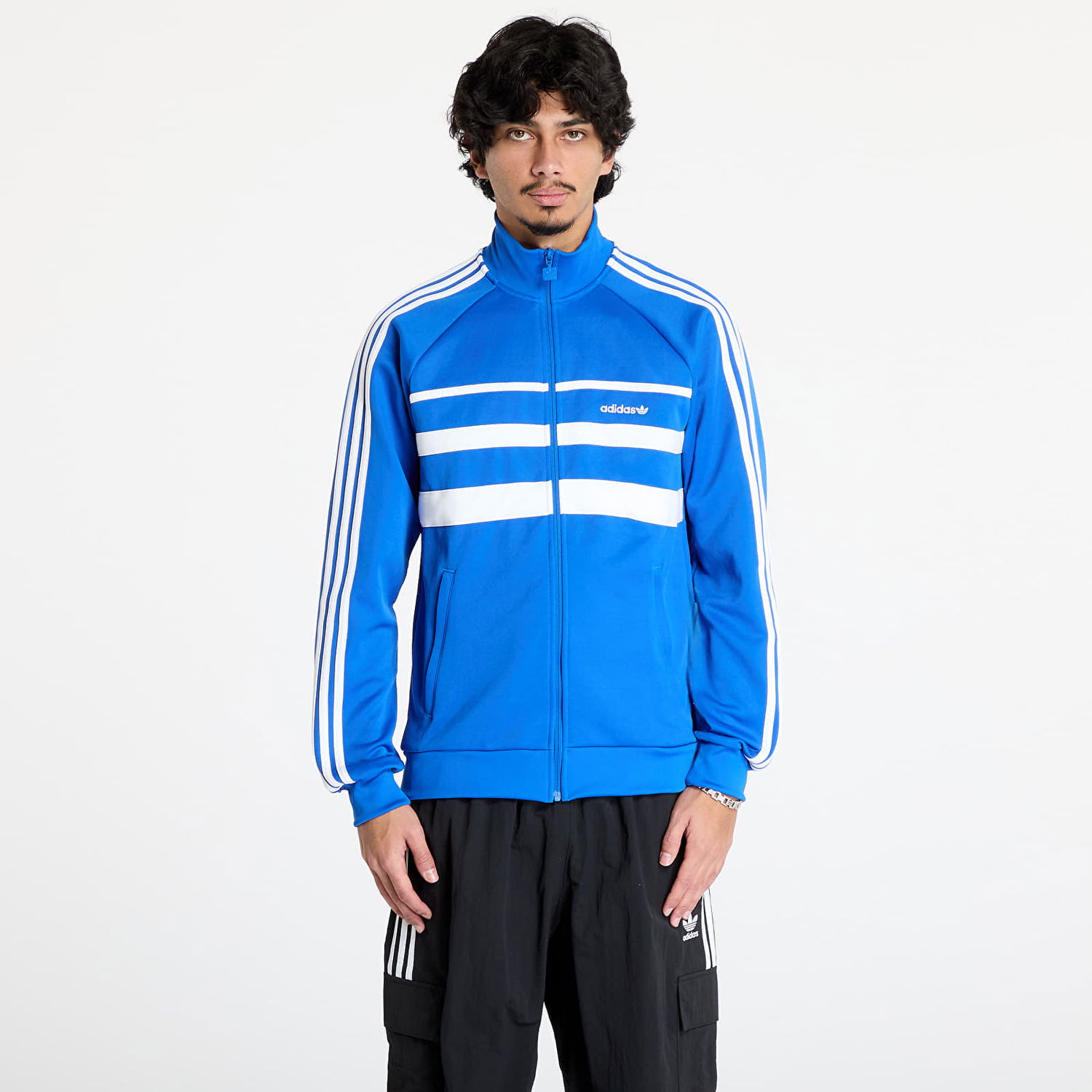 Bomber bunda adidas Originals The First Track Top Modrá | JP1044, 0
