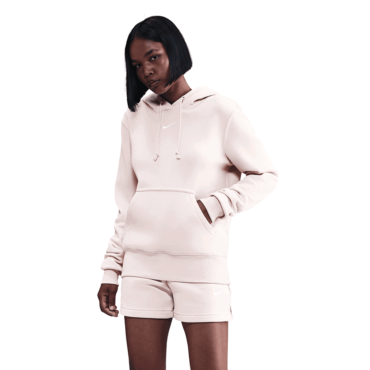 Mikina Nike Phoenix Fleece Standard Fit Hoodie Ružová | HF6839-667, 0
