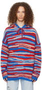 ERL Striped Knit Hoodie