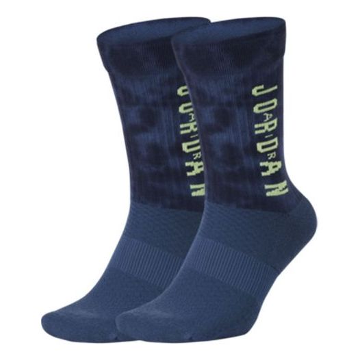 Ponožky Jordan Jordan Legacy Sport DNA Tie Dye Alphabet Socks Modrá | SK0028-469