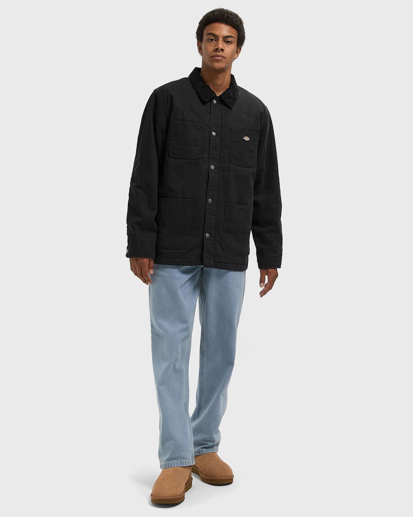 Bunda Dickies Chore Jacket Lined Canvas Čierna | DK0A87O3BLK1