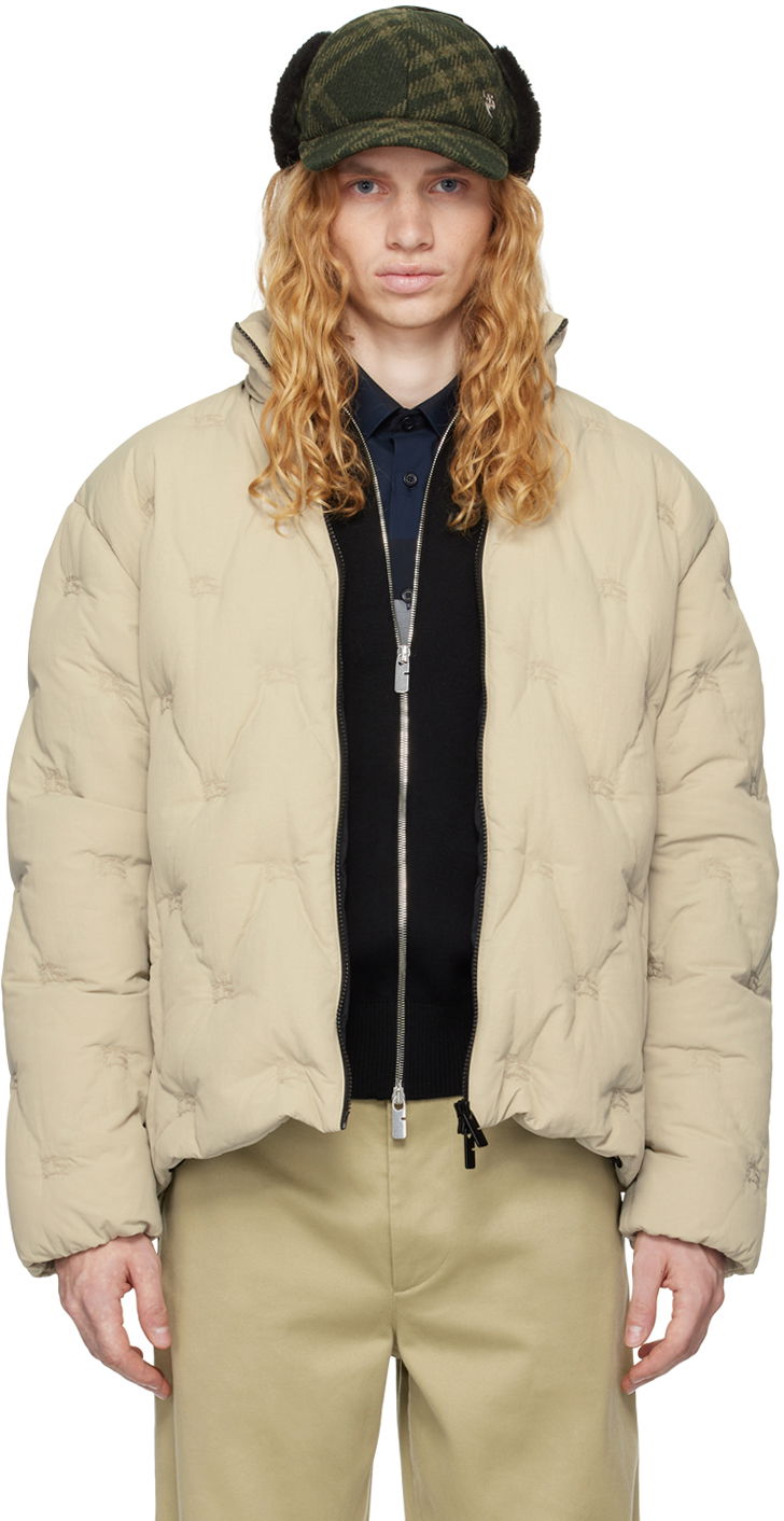Prešívaná bunda Burberry Burberry Padded Down Jacket Béžová | 8094590, 0