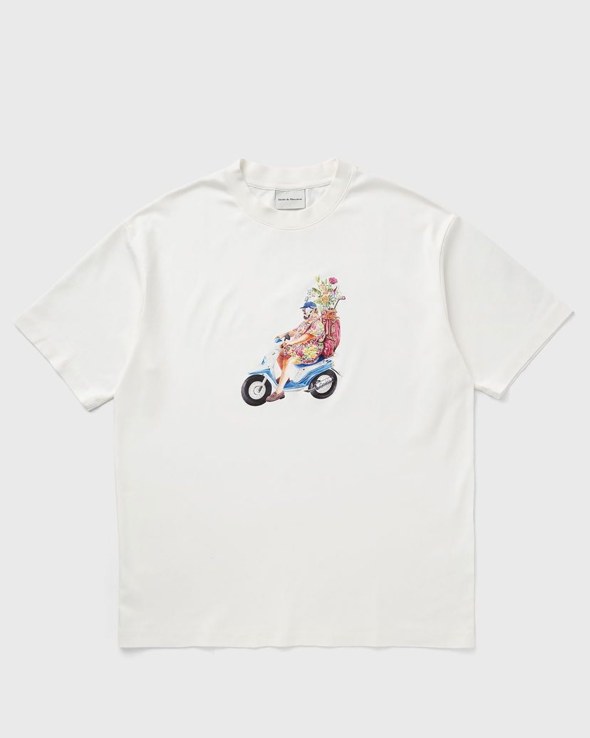 Tričko Drôle de Monsieur Drole de Monsieur Le Golfeur Graphic T-Shirt Biela | G-TS236-CO002-OW