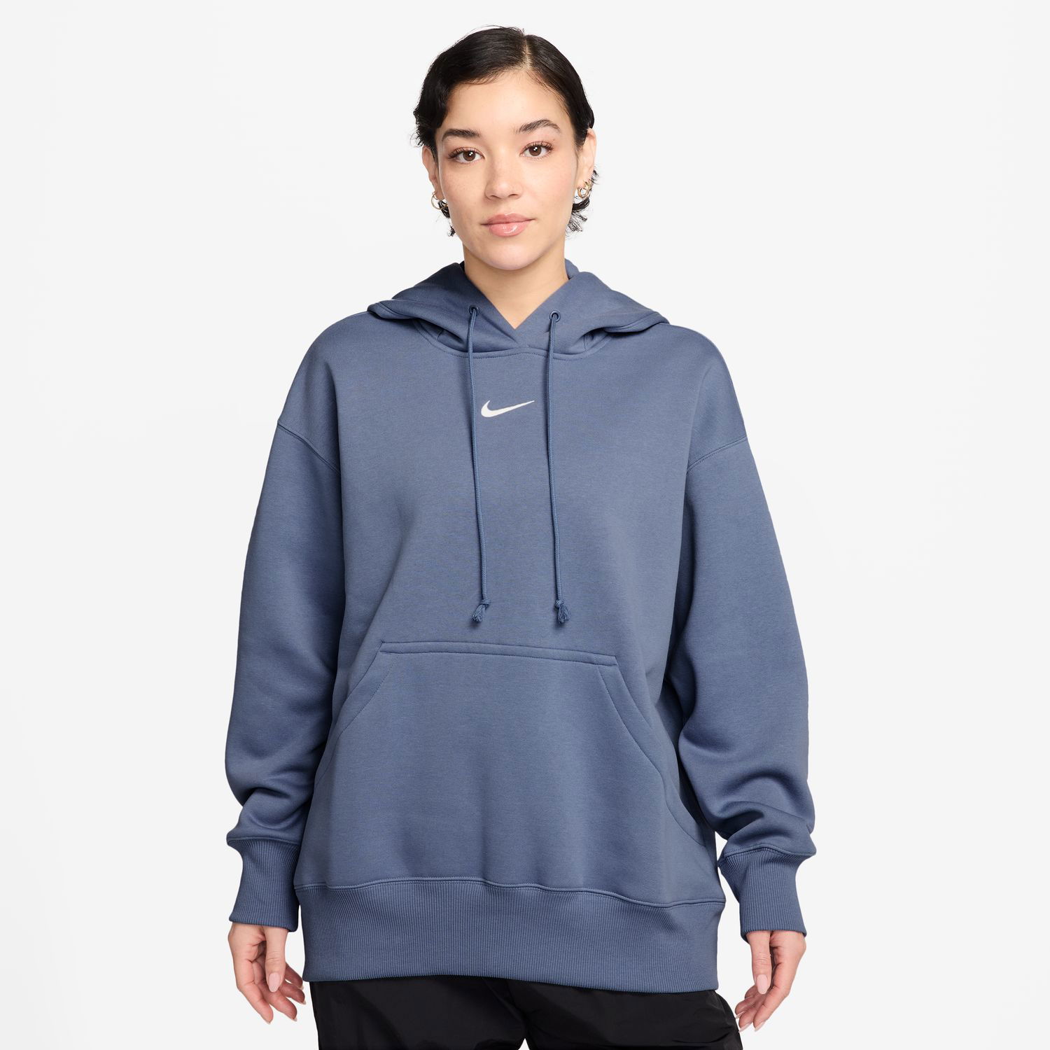 Mikina Nike Sportswear Phoenix Fleece Oversized Pullover Hoodie Modrá | DQ5860-499, 1