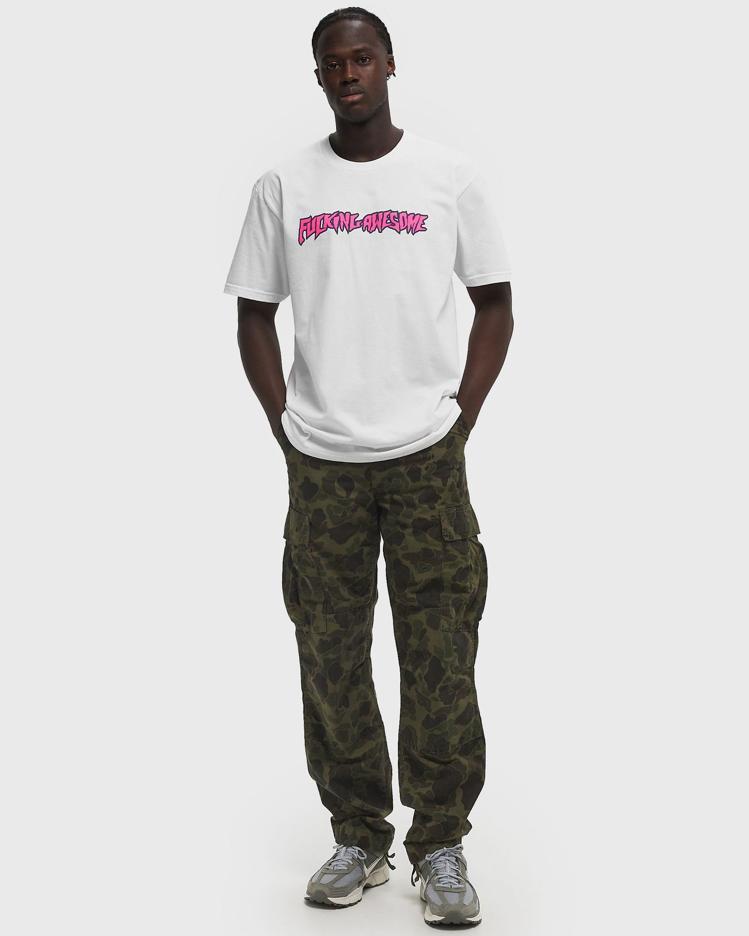 Tričko Fucking Awesome Stamp Logo Short Sleeve T-Shirt, Size XL Biela | PN25505-WHITE, 1