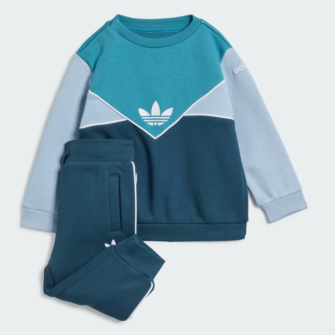 Súprava adidas Performance Adicolor Crew Set Modrá | IJ9835, 0
