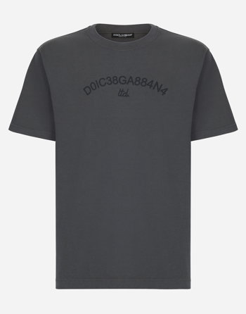 Dolce & Gabbana Cotton T-shirt With Logo G8PN9TG7M3KN9299