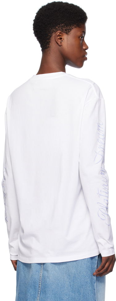 Tričko Stella McCartney Stella McCartney Graphic Long Sleeve T-Shirt Biela | 6J01613SPY83, 2