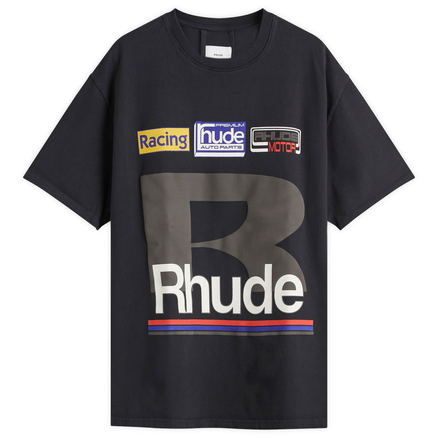 Tričko Rhude Rhude Petrol Patch T-Shirt, Size Large Čierna | RHSS25TT12012-2306, 1