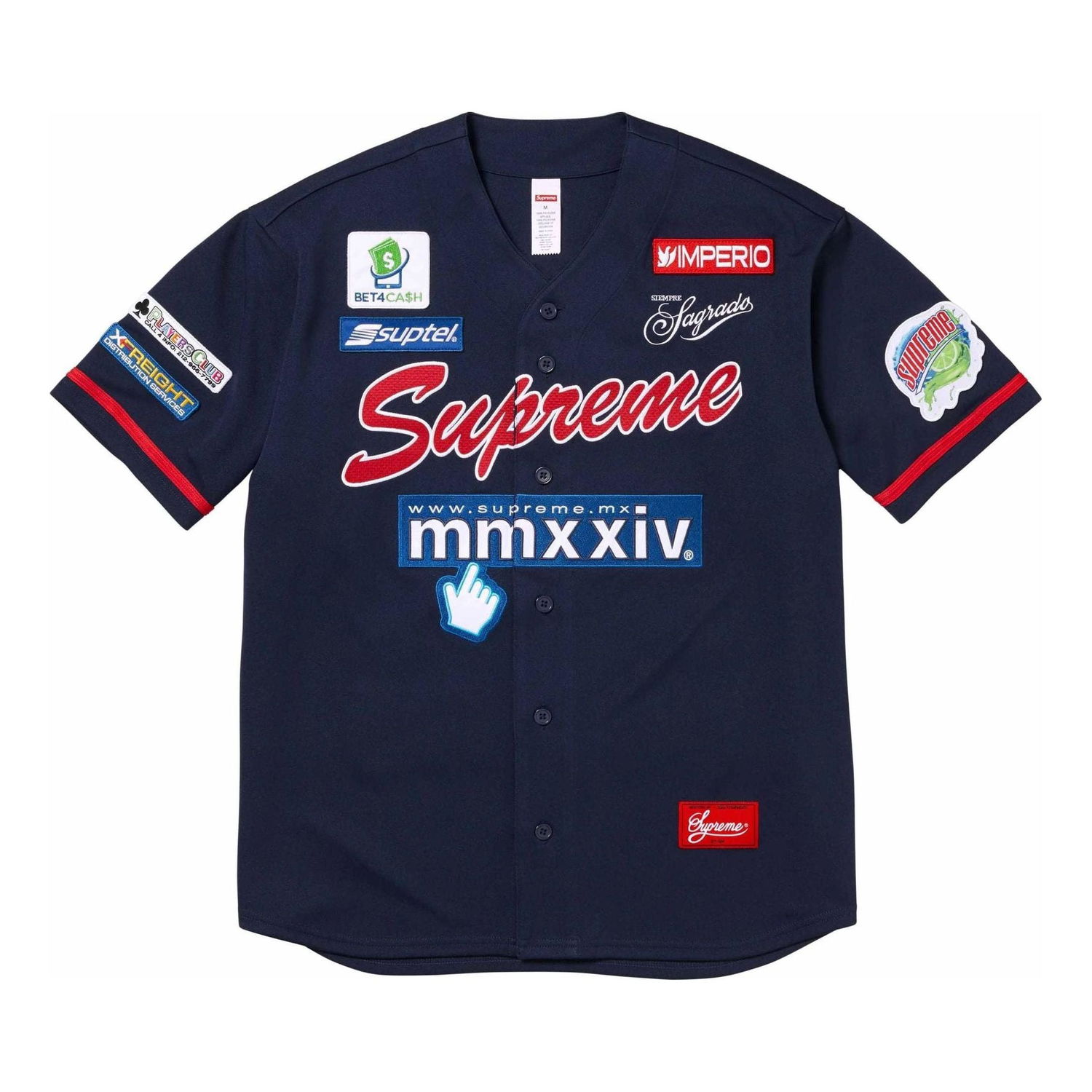 Košeľa Supreme Chosen One Baseball Jersey Modrá | SUP-SS24-062, 0