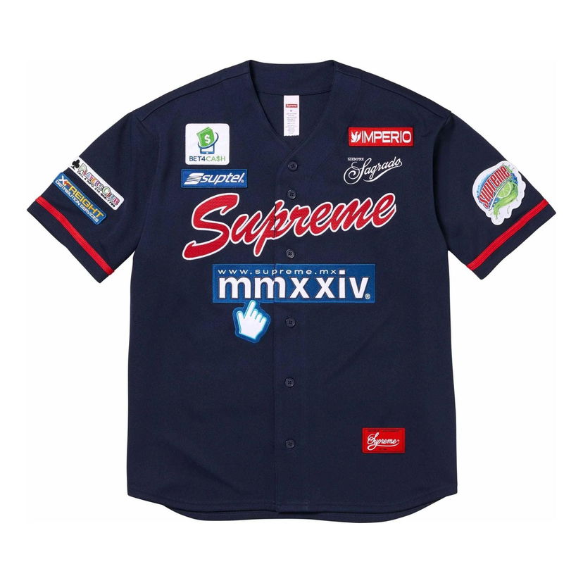 Košeľa Supreme Chosen One Baseball Jersey Modrá | SUP-SS24-062