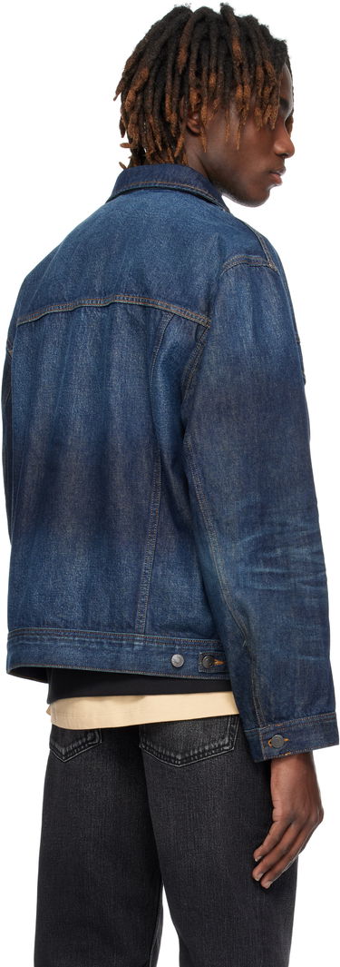 Bunda BOSS HUGO Adjustable Hem Denim Jacket Modrá | 50530639, 2