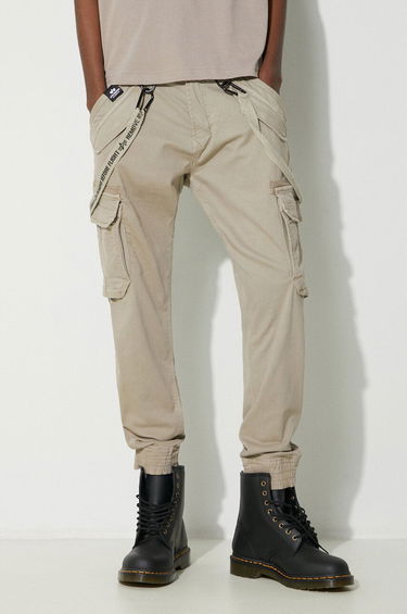 Cargo nohavice Alpha Industries Utility Slim Cargo Pants Béžová | 128202, 0