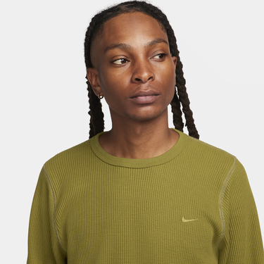 Oblečenie a doplnky Nike Life Long-sleeve Heavyweight Waffle Top Zelené | DX0894-307, 4