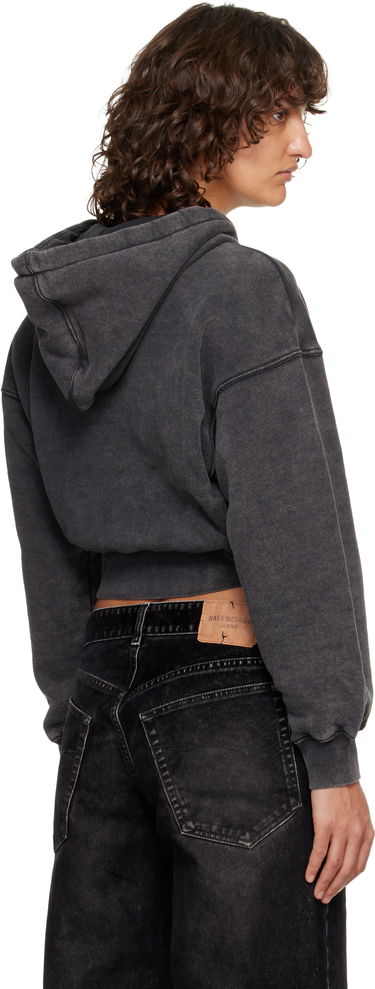 Mikina Off-White Off-White Bookish Crop Logo Hoodie Čierna | OWBB056F25FLE0031301, 2