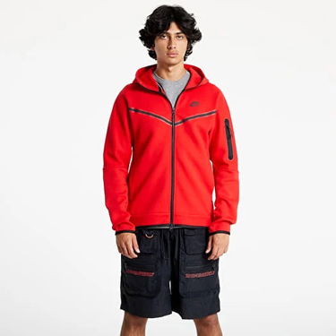 Mikina Nike Tech Fleece Full-Zip Hoodie Červená | CU4489-687, 0