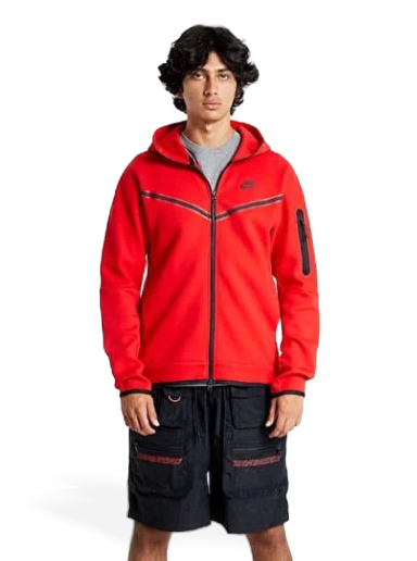 Mikina Nike Tech Fleece Full-Zip Hoodie Červená | CU4489-687