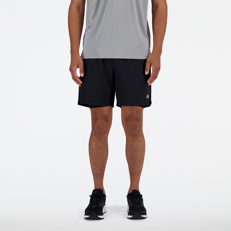Šortky New Balance NB Shorts Čierna | Pánske šortky New Balance MS41288BK – čierne, 0