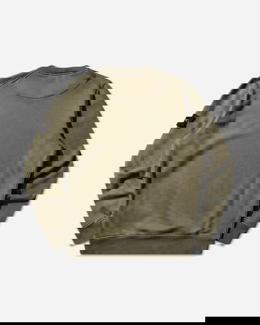 Mikina Stone Island Organic Cotton Fleece Crewneck Sweatshirt Zelené | L1S156100060S0051 V005G, 2