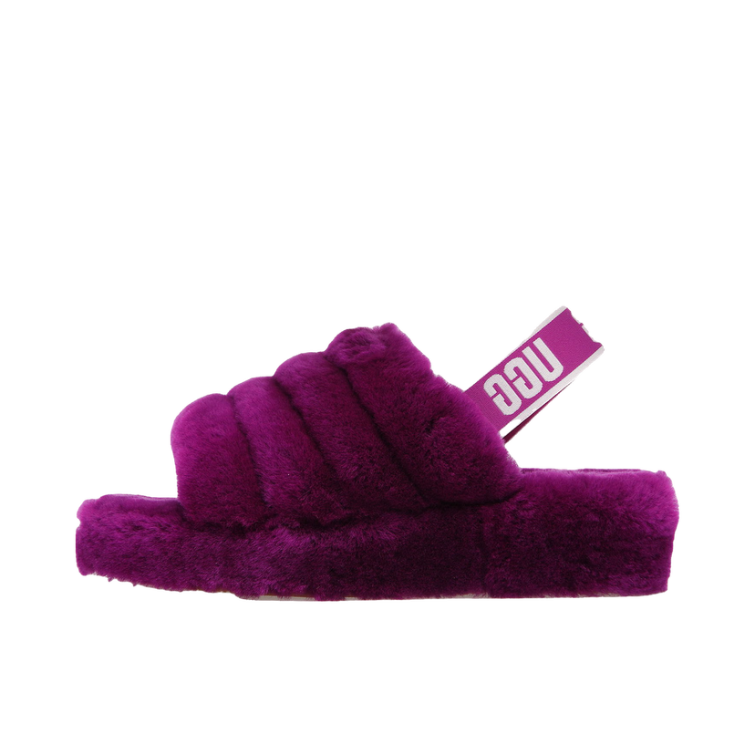 Tenisky a topánky UGG Fluff Yeah Slide Berrylicious Ružová | 1095119-BYLC